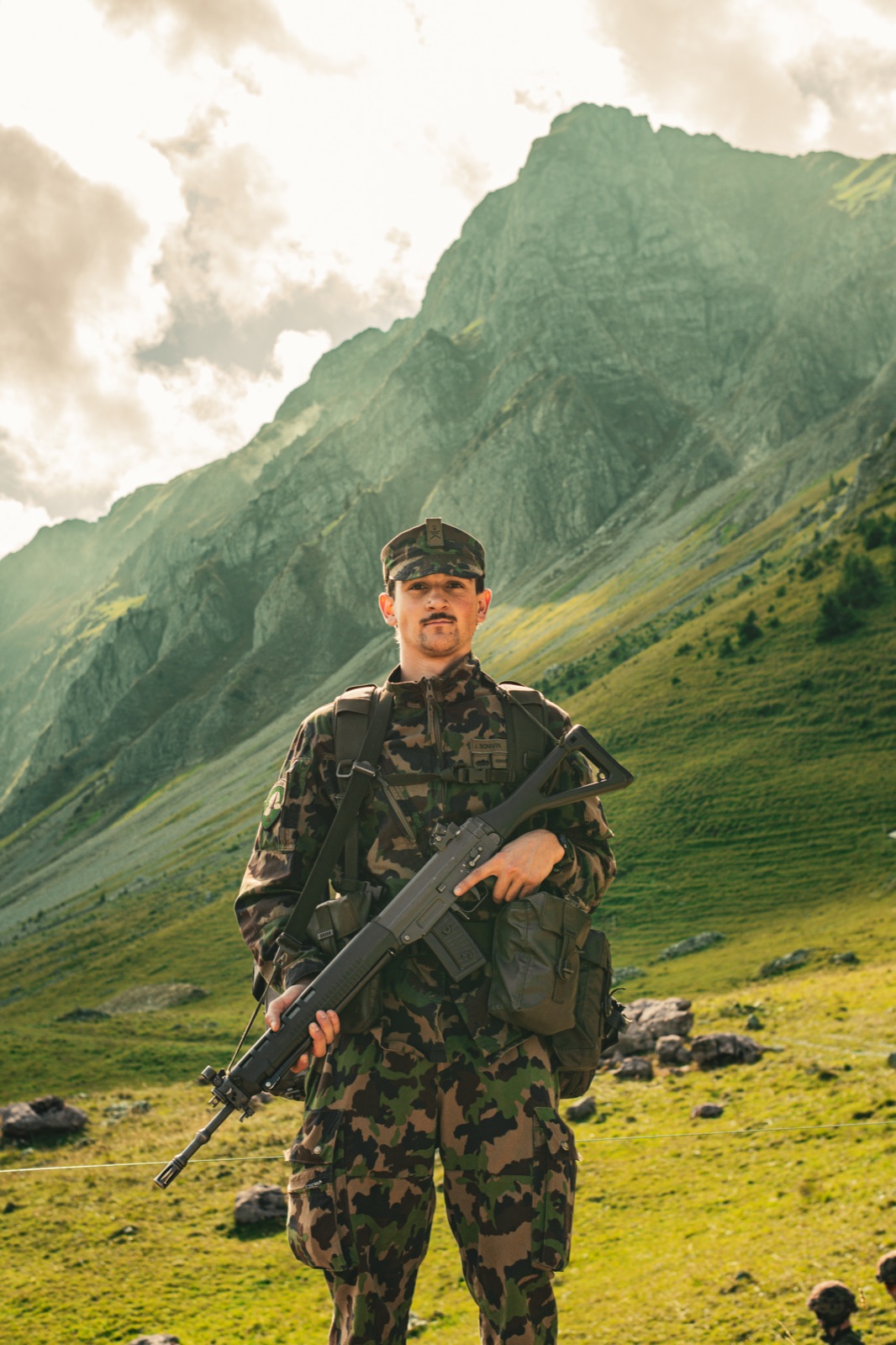Portrait in den Bergen bei der Geissalp